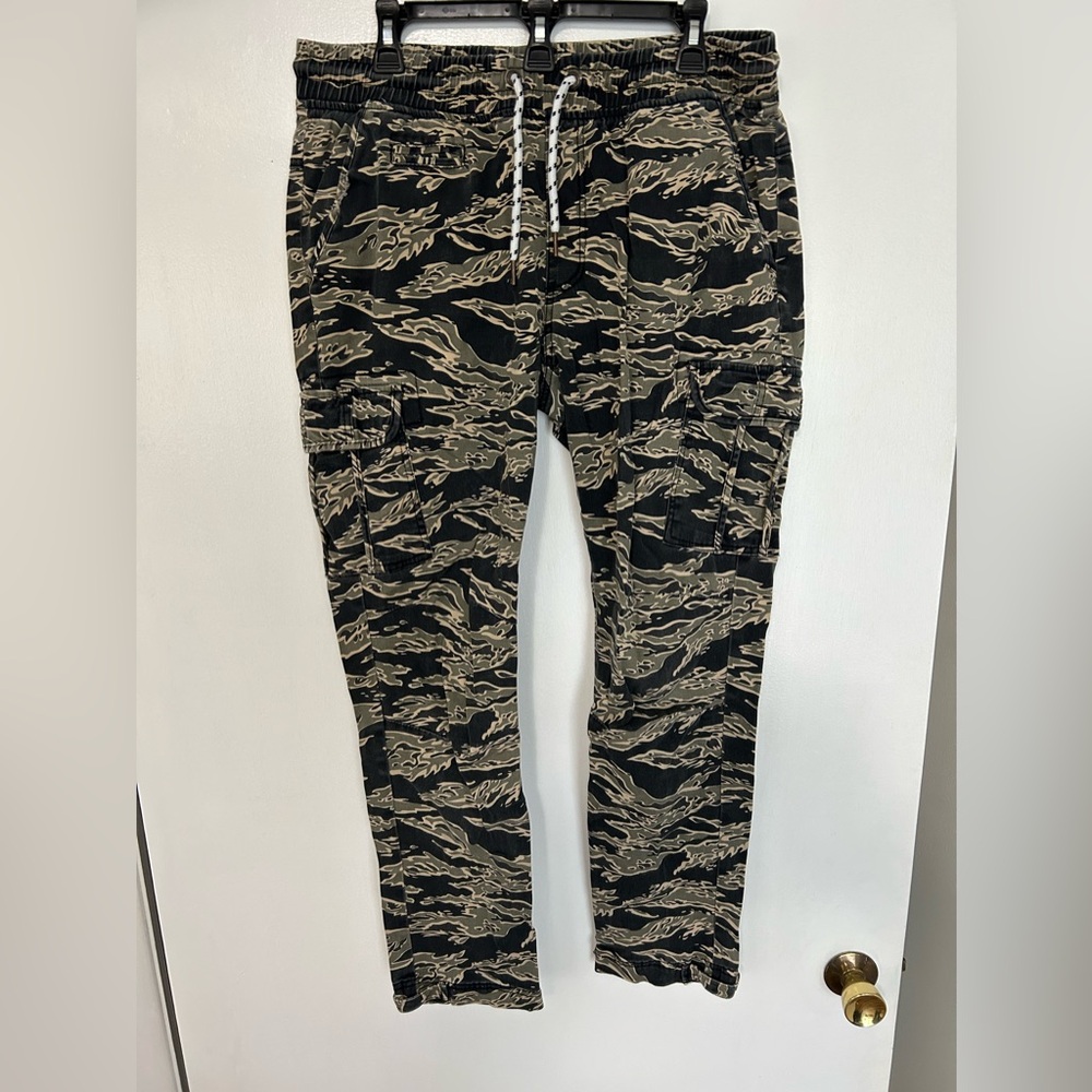 Ecko Unlimited Tigerstripe Camouflage Patterned Joggers